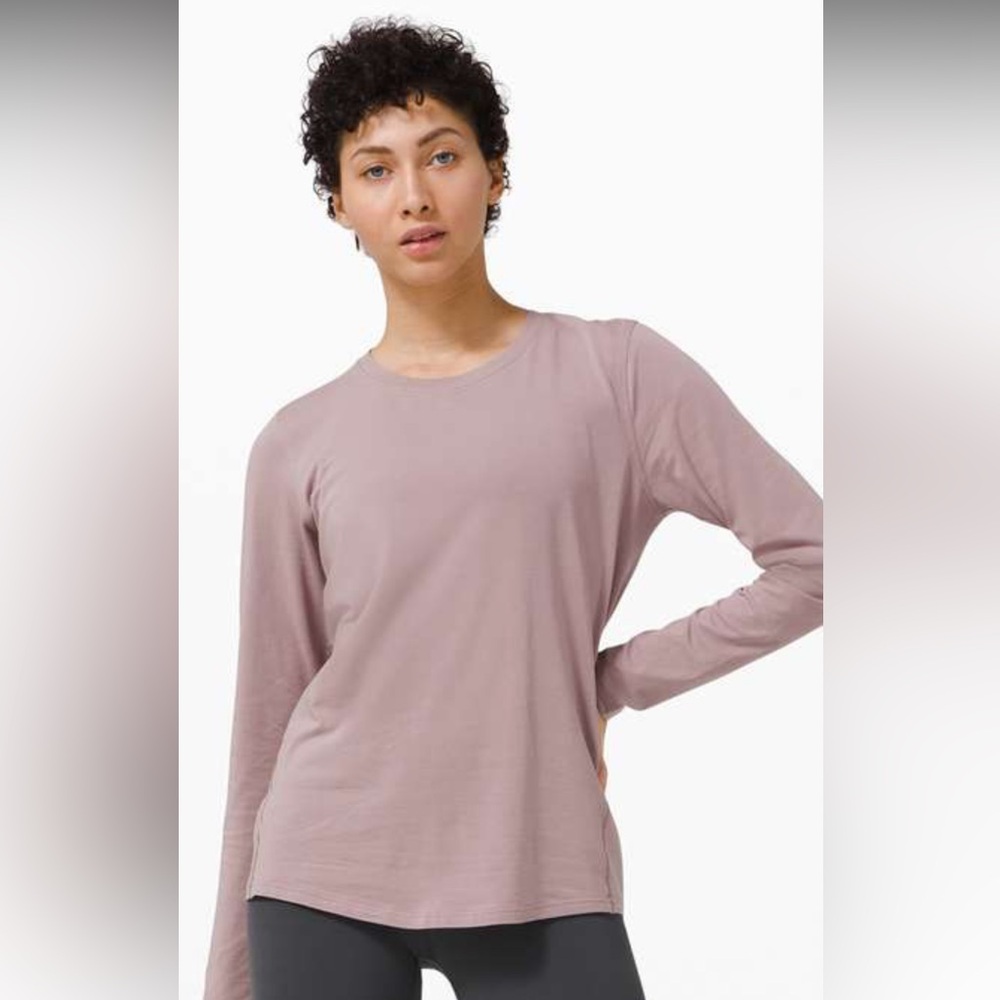 (2/$50) Lululemon Long Sleeve Plum T-Shirt